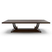 Oval Table with Curved Supports - NORMCORE™ Minimalistic