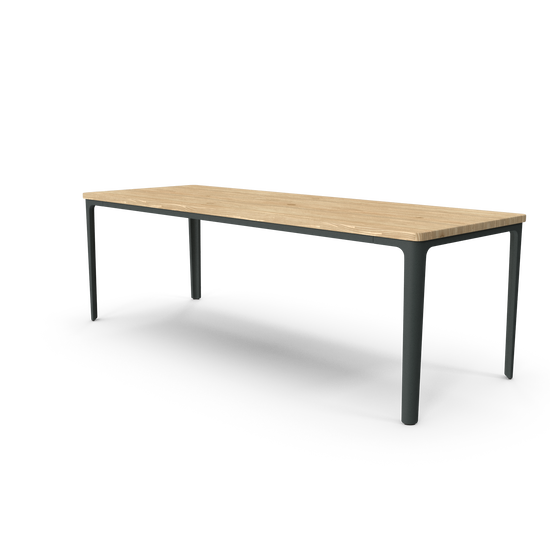 Modern Wood and Metal Table