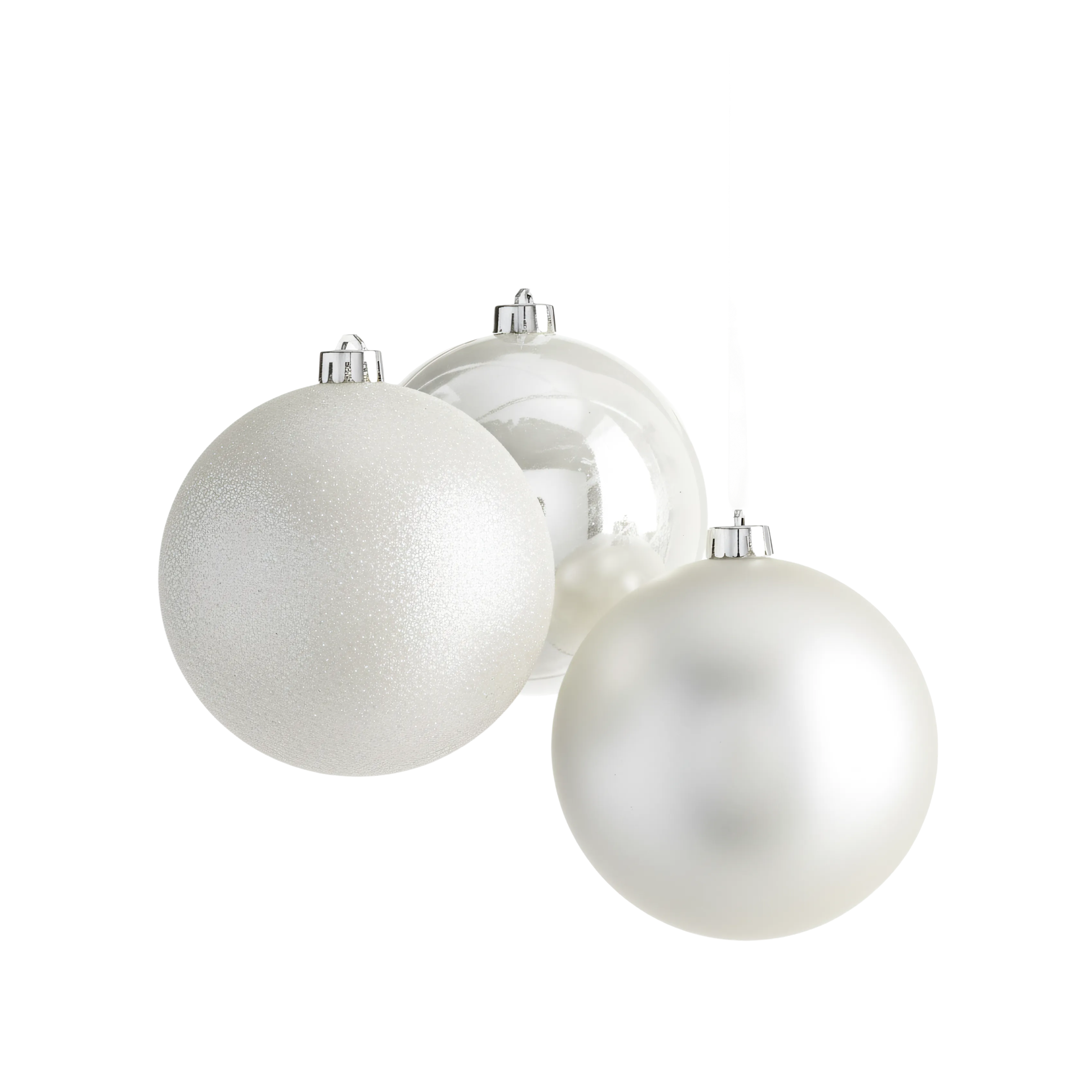 Mixed Finish Christmas Bauble Set