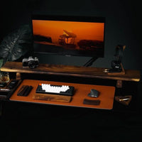 Acacia Wood Desk Shelf - NORMCORE™ Minimalistic